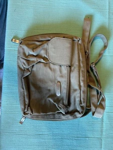 BAGGALLINI CROSSBODY BROWN BAG WITH ADJUSTABLE STRAP TO CONVERT TO FANNY PACK - Picture 1 of 3