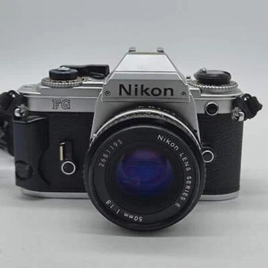 Broken Nikon FG 35MM SLR Film Camera No Power - Picture 1 of 7