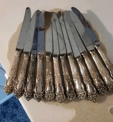 12 PATRÓN DE LIRIO TIGRE PLATEADO VINTAGE - 1901 Foto 1 de 4