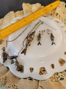 Vintage5 Piece Fish Jewelry Set - Picture 1 of 6