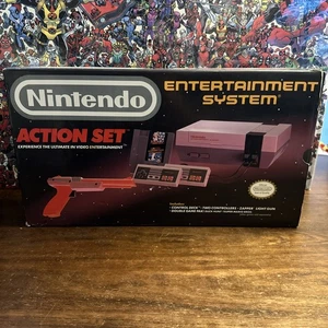 Consola de sistema Nintendo NES Action Set - Completa - Probada - Auténtica - Imagen 1 de 17