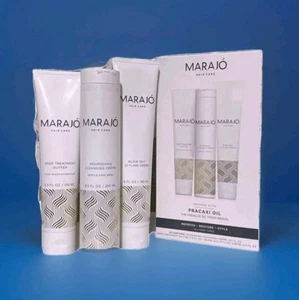 NEW MARAJO Nourishing Pracaxi Cleansing Deep Treatment & Styling 3 Piece Set - Picture 1 of 5