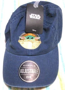 Bioworld Mütze schwarz Star Wars Yoda verstellbar Baseballkappe Einheitsgröße neu mit Etikett - Bild 1 von 6