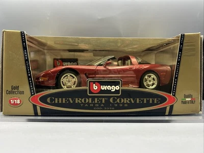 Chevrolet Corvette Targa 3396 1998 colección Bburago Gold 1/18; Foto 1 de 4