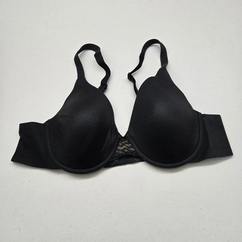 Bali Women Bra 38B Black T Shirt Underwired Lace Convertible Adjustable Strap - Image 1 of 4