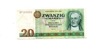 20 MARK FEINE BANKNOTE AUS OSTDEUTSCHLAND 1975 PICK-29 - Bild 1 von 2