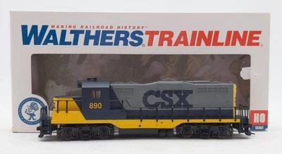 Walthers 931-105 HO CSX EMD GP9M Diesel Locomotive Standard DC #890 EX/Box - Image 1 of 4