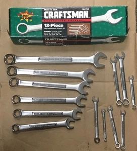 Craftsman USA 13 Pc. SAE Combination Wrench Set 44750 - Picture 1 of 1