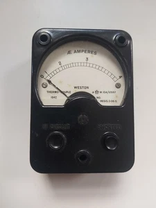 WW2 RAF Military Radio T1154 R1155 AERIAL CURRENT AMMETER - Picture 1 of 4