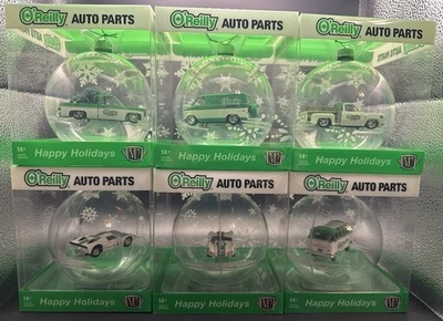 O’Reilly Exclusive 2025 Christmas Ball Ornaments Set Of 6 Brand New In Box - Image 1 of 4