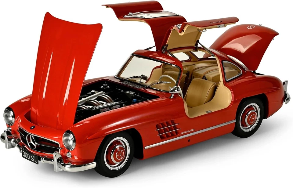 New IXO Models Mercedes Benz 300 SL 1:8 Model Car Red 20010114 KidBX - Immagine 1 di 4