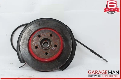 03-12 Mercedes R230 SL500 Buje de nudillo de husillo lateral trasero izquierdo con disco de rotor OEM Foto 1 de 4