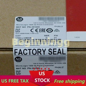 NEW Allen Bradley AB 1766-L32BXB MicroLogix 1400 Controller AB-PLC 1766L32BXB - Picture 1 of 6