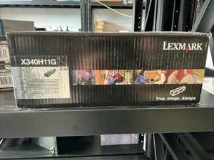 Lexmark X340H11G Black ONE HIGH Return Program Toner Yield 12A8978 EB0837 - Picture 1 of 2