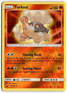 Pokemon TCG Torkoal 29/168 SM - Celestial Storm Uncommon Reverse Holo - Picture 1 of 1