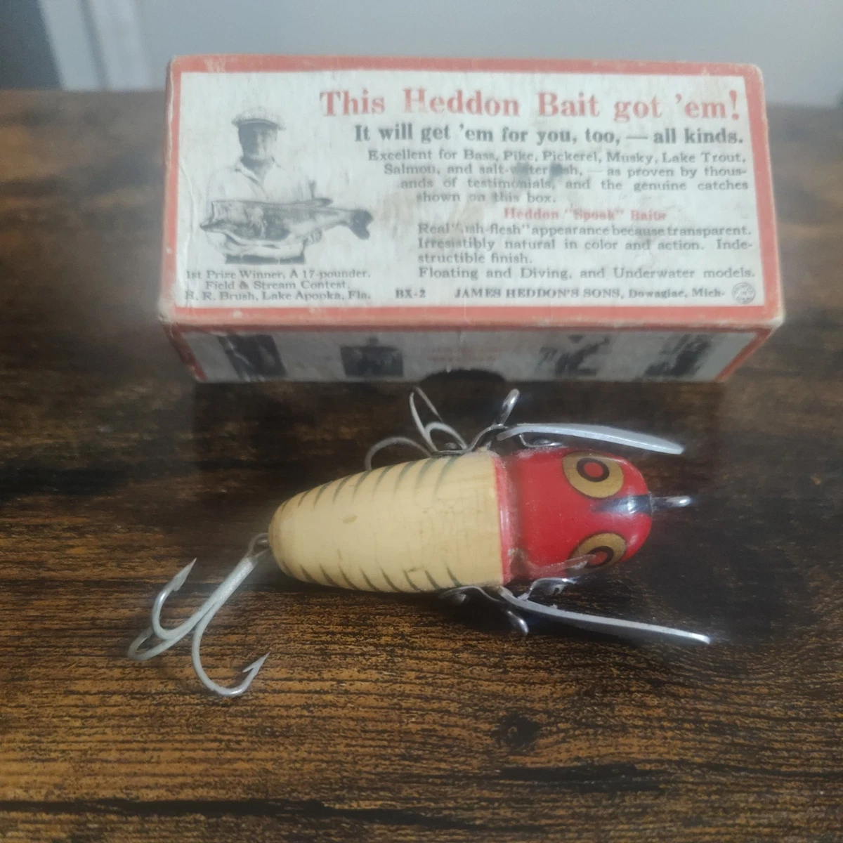 Heddon Crazy Crawler Box for sale | eBay