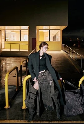 Falda vaquera acampanada H&M Glenn Martens talla 6 Reino Unido AGOTADA Foto 1 de 2