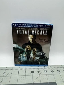 Total Recall (Blu-ray, 2012) Colin Farrell Kate Beckinsale  With Slip Cover - Picture 1 of 8