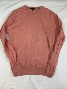 Suéter Saks Fifth Avenue Para Hombre L Melocotón 100% Mezcla Cachemira Hecho en Italia A030425 - Imagen 1 de 5