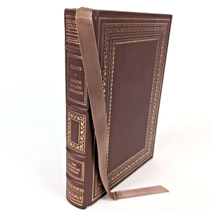 Ralph Waldo Emerson Essays First & Second Series Franklin Library Leather VG - Picture 1 of 16