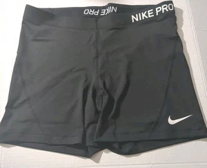 Pantalones cortos Dri-Fit para mujer Nike Pro cintura de 16 pulgadas con elástico (XXL negro) 897822-010 - Imagen 1 de 6