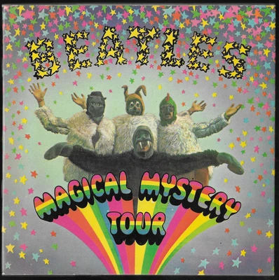 The Beatles Magical Mystery Tour Orig UK Center Hole Parlophone Records Dbl 45 - Image 1 of 4