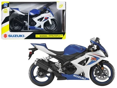 Suzuki GSX-R1000 2008 modelo de motocicleta diecast azul 1/12 de New Ray 57003 A Foto 1 de 2