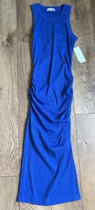 Abito donna smanicato Michael Stars made in USA blu misto cotone taglia S - Foto 1 di 2