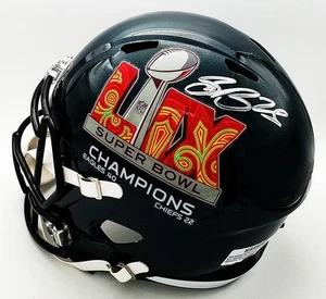 Saquon Barkley Signed Auto Eagles Super Bowl LIX Champs Full Size Helmet PSA - Picture 1 of 4