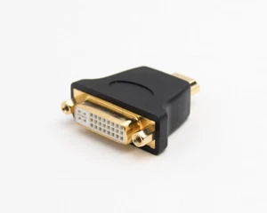 HDMI Male plug to DVI female Socket Adapter Converter - Picture 1 of 3