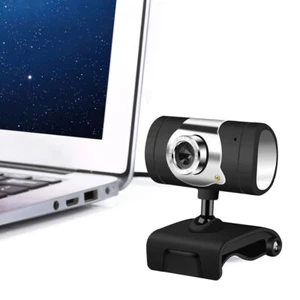 USB Webcam Adjustable Focal HD Computer Video Class Camera Built-in Microphone - Picture 1 of 15
