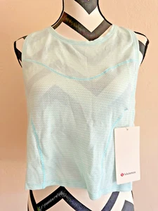 Lululemon Stronger as One Muskeltanktop Damen blau Größe 10 neu mit Etikett $ 58 #385 - Bild 1 von 5