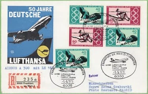 BRD 1976 Lufthansa DC 10 Erstflugbrief Frankfurt - Madrid, Spanien - Bild 1 von 2