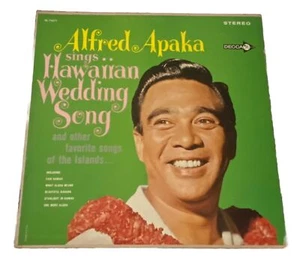 Alfred Apaka Sings The Hawaiian Wedding Song VINYL RECORD LP ALBUM DL 74571 Folk - Picture 1 of 3