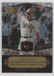 2007 Upper Deck Spectrum Road to the Hall Gold /99 Cal Ripken Jr #CR82 HOF