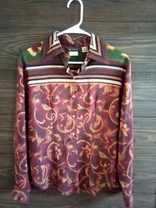 Vintage Willow bend Sz S Made In Usa Longsleeve Button Up - Picture 1 of 4