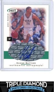 2001 SAGE HIT Shane Battier Rookie Autograph Auto  E379