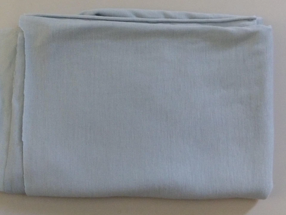 Поли вискоза трикотажа Джерси ткани 1 ярд синий дождь легкий новый F34 - Изображение 1 из 1