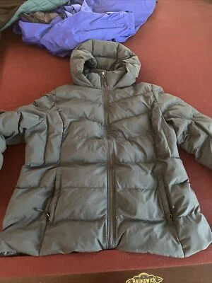 32 Degrees Heat Mens Hooded Long Sleeve Puffer Jacket Size XL Aqua Blue - Image 1 of 4