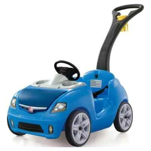 Step2 Whisper Ride II Kids Blue Push Car and Ride on Toy for Toddlers - Picture 1 of 11