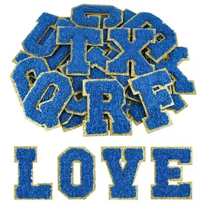 26Pcs Self Adhesive Chenille Letter Patches A-Z Chenille Letters for Clothing... - Picture 1 of 6