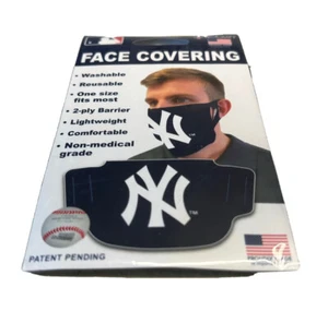 New York Yankees MLB Face Mask Cover Blue Fan Gear – FAST SHIPPING USA - Picture 1 of 3