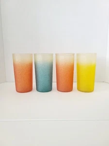 MCM GUMMIBESCHICHTETE Textur Trinkgläser Bar Becher RUTSCHFEST 4er Set - Bild 1 von 7