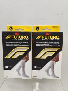 2 pair--3m FUTURO Medical Compression Knee Length Stockings LARGE - Picture 1 of 1
