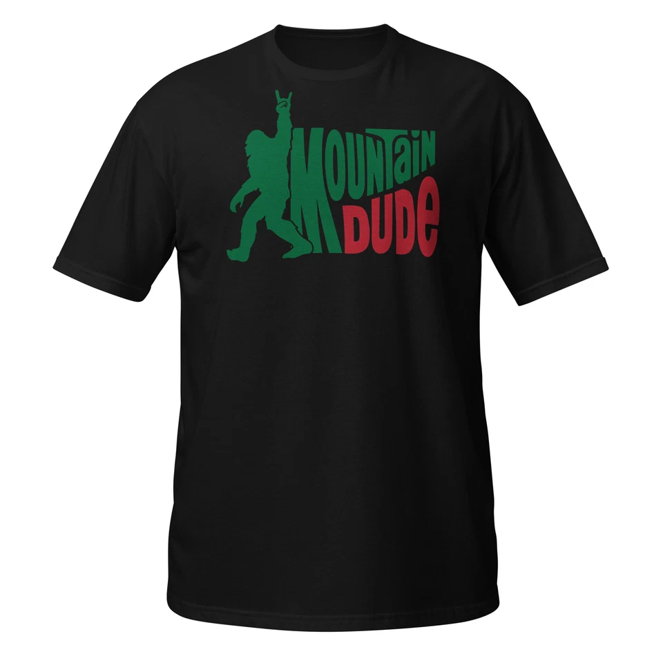 Mountain Dude Bigfoot T-Shirt, Funny Sasquatch Hiking Shirt, Camping Gift Shirt - Image 1 of 1