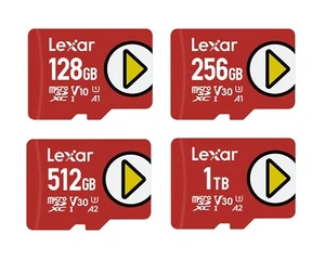 Micro SD Lexar Play 128 256 512 Go 1 To Pour Nintendo Switch Tablette Smartphone - Photo 1/10