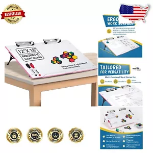 Adjustable Ergonomic Slant Board – Magnetic Whiteboard for Writing & Learning... - Picture 1 of 12