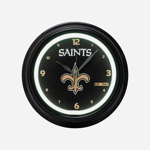 New Orleans Saints NFL Gametime LED Clock, FREE SHIP! Cover