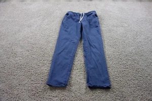 Pantalone Marine Layer Uomo Grande Blu Chino Sabato Slim Dritto Twill Coulisse - Foto 1 di 8