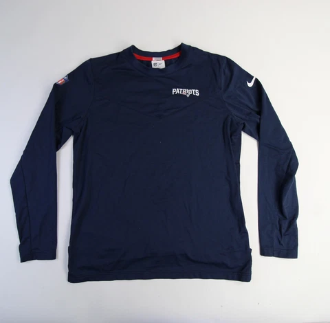 New England Patriots Nike NFL On Field Apparel Dri-Fit Long Sleeve Shirt Men's Cover